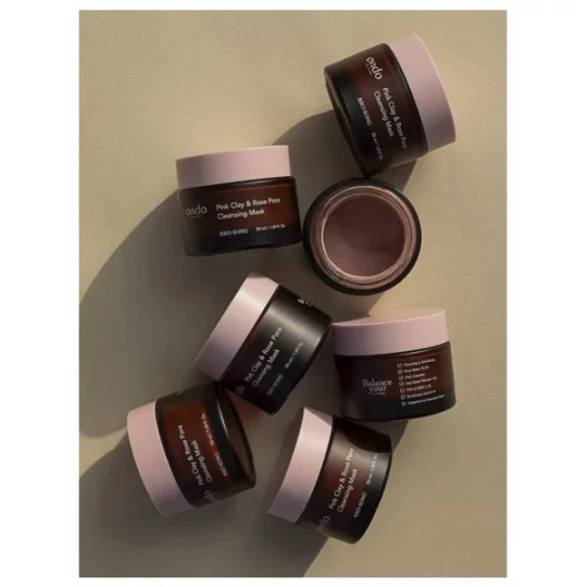 Ondo Beauty 36.5 Pink Clay & Rose Pore Cleansing Mask 50 ml - image 2