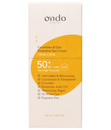 Ondo Beauty 36.5 Ceramides & Cica Protective Sun Cream SPF50 + 50 ml