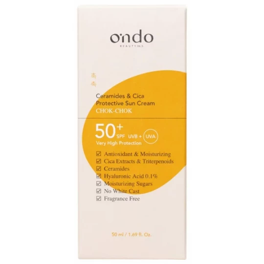 Ondo Beauty 36.5 Ceramides & Cica Protective Sun Cream SPF50 + 50 ml - image 5