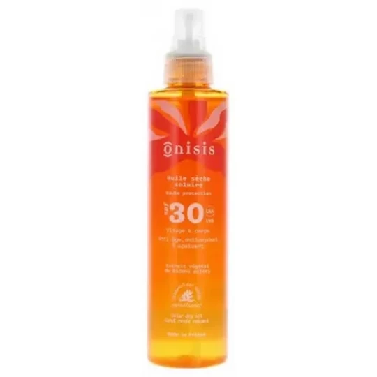 Onisis Huile Sèche Solaire Haute Protection SPF30 200 ml