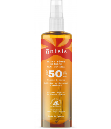 Onisis Huile Sèche Solaire Haute Protection SPF50 200 ml