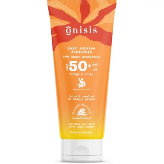Onisis Lait Solaire Invisible Tres Haute Protection SPF50+ 200 ml