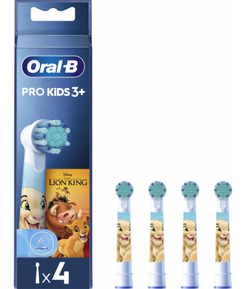 Oral'B Pro Kids 3+ Disney 3 Ans et + 4 Tetes de Rechange - Modele : Roi Lion