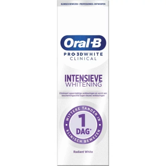 Oral'B Pro 3D White Clinical Dentifrice Blancheur Intense 75 ml - image 6