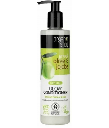 Organic Shop Après-Shampoing Naturel Fortifiant et Brillance Olive et Jojoba 280 ml