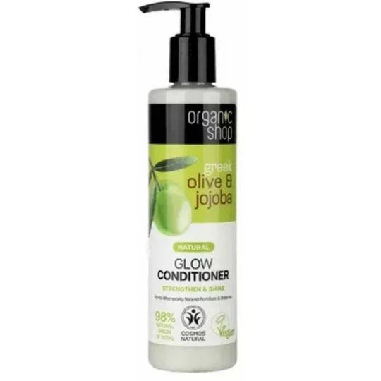 Organic Shop Après-Shampoing Naturel Fortifiant et Brillance Olive et Jojoba 280 ml