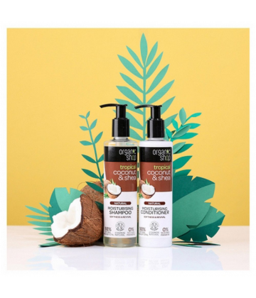 Organic Shop Après-Shampoing Naturel Hydratant Noix de Coco et Karité 280 ml