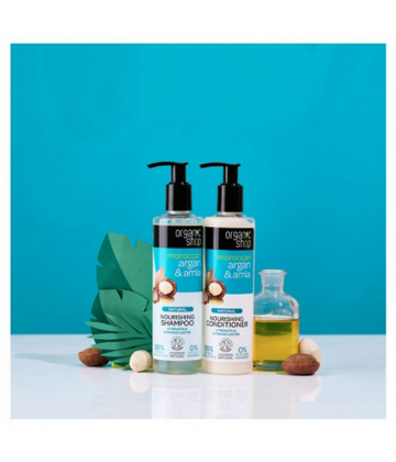 Organic Shop Après-Shampoing Naturel Nourrissant Argan et Amla 280 ml