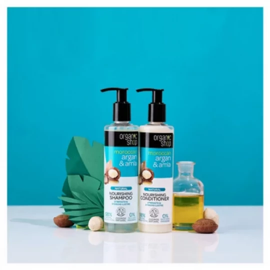 Organic Shop Après-Shampoing Naturel Nourrissant Argan et Amla 280 ml - image 2