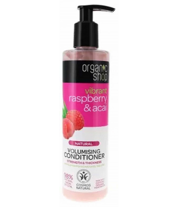 Organic Shop Après-Shampoing Naturel Volume Framboise et Acai 280 ml
