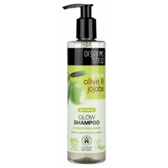 Organic Shop Shampoing Naturel Fortifiant et Brillance Olive et Jojoba 280 ml