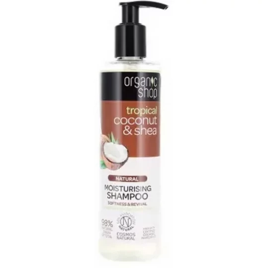 Organic Shop Shampoing Naturel Hydratant Noix de Coco et Karité 280 ml