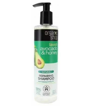 Organic Shop Shampoing Naturel Réparateur Avocat et Miel 280 ml
