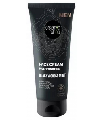 Organic Shop Men Écorce de Chene et Menthe Crème Visage Multi-fonctions 75 ml