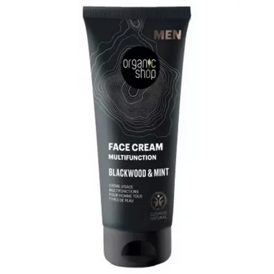 Organic Shop Men Écorce de Chene et Menthe Crème Visage Multi-fonctions 75 ml