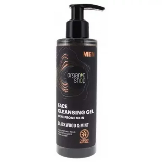 Organic Shop Men Gel Nettoyant pour Peaux Acnéiques 200 ml