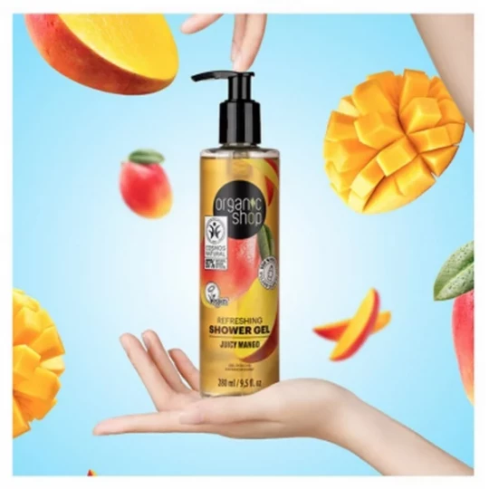 Organic Shop Gel Douche Rafraichissant Mangue 280 ml - image 2