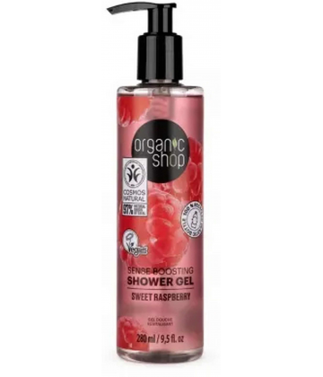 Organic Shop Gel Douche Revitalisant Framboise 280 ml