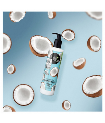 Organic Shop Gel Douche Soin Quotidien Noix de Coco et Karité 280 ml