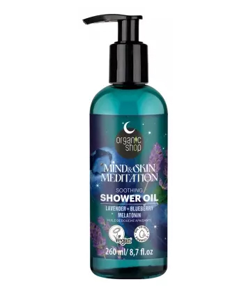 Organic Shop Huile de Douche Lavande Myrtille & Mélatonine 260 ml