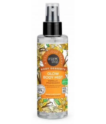 Organic Shop Body Desserts Brume Glow Corps Vanille 200 ml