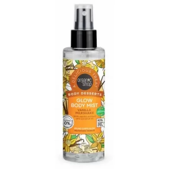 Organic Shop Body Desserts Brume Glow Corps Vanille 200 ml