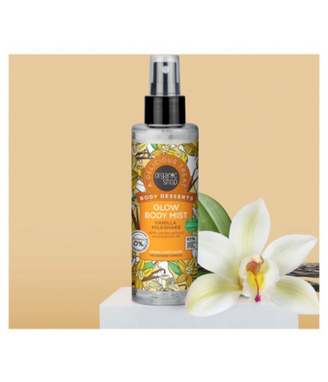 Organic Shop Body Desserts Brume Glow Corps Vanille 200 ml