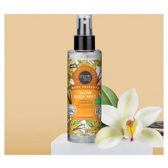 Organic Shop Body Desserts Brume Glow Corps Vanille 200 ml - image 2
