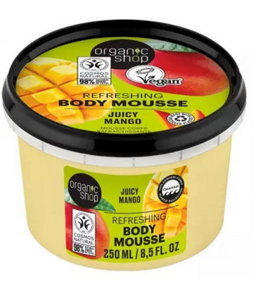 Organic Shop Body Mousse Rafraichissante Corps Mangue 250 ml