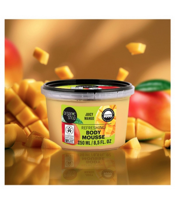 Organic Shop Body Mousse Rafraichissante Corps Mangue 250 ml