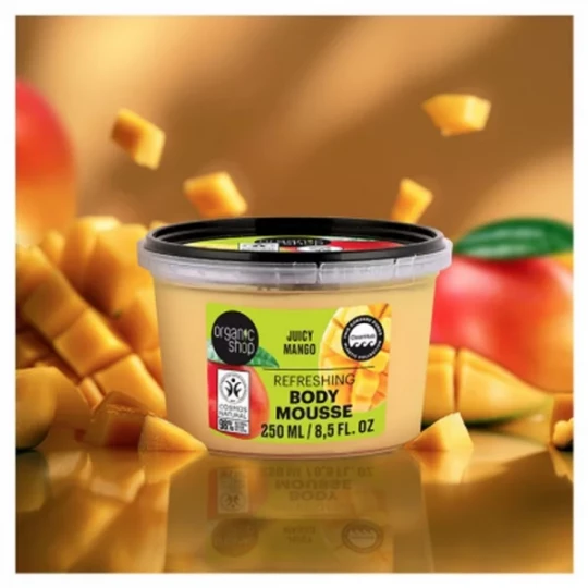 Organic Shop Body Mousse Rafraichissante Corps Mangue 250 ml - image 2