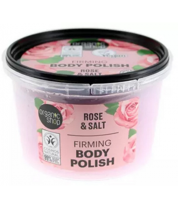 Organic Shop Body Polish Gommage Raffermissant Corps Rose 250 ml