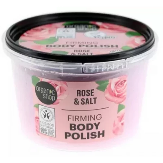 Organic Shop Body Polish Gommage Raffermissant Corps Rose 250 ml