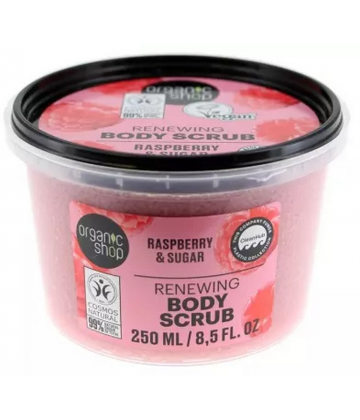 Organic Shop Body Scrub Gommage Peau Neuve Corps Framboise 250 ml