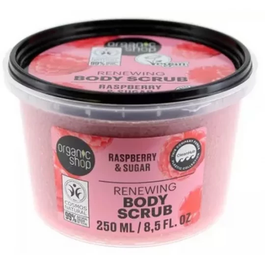 Organic Shop Body Scrub Gommage Peau Neuve Corps Framboise 250 ml