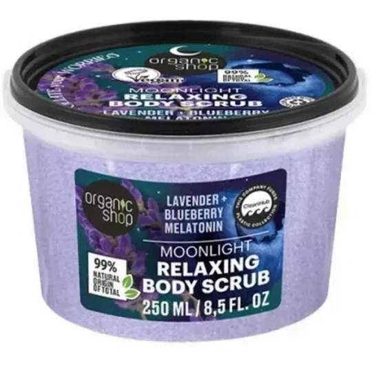Organic Shop Body Scrub Gommage Relaxant Corps Lavande 250 ml