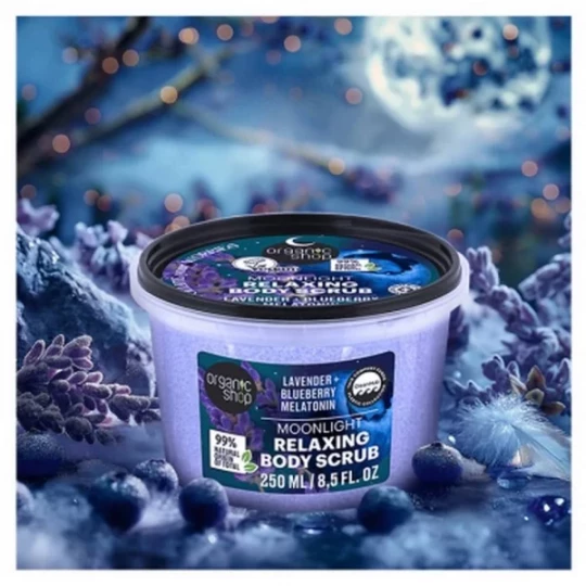 Organic Shop Body Scrub Gommage Relaxant Corps Lavande 250 ml - image 4