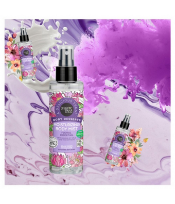 Organic Shop Body Desserts Brume Corps Hydratante Cocktail de Fleurs 200 ml