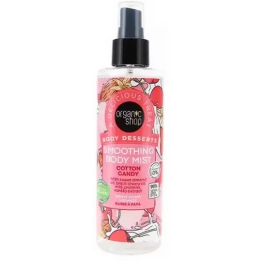 Organic Shop Body Desserts Brume Corps Lissante Barbe à Papa 200 ml