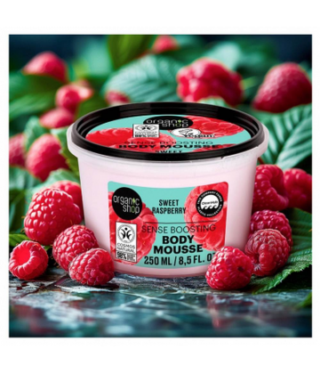Organic Shop Body Mousse Revitalisante Corps Framboise 250 ml