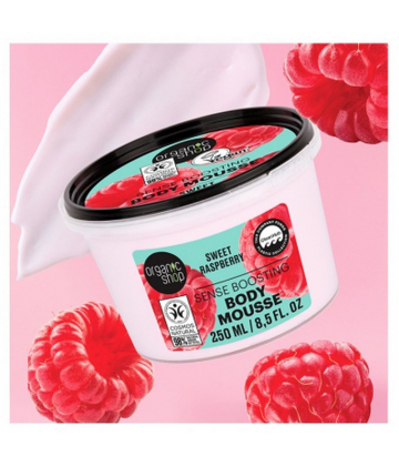 Organic Shop Body Mousse Revitalisante Corps Framboise 250 ml