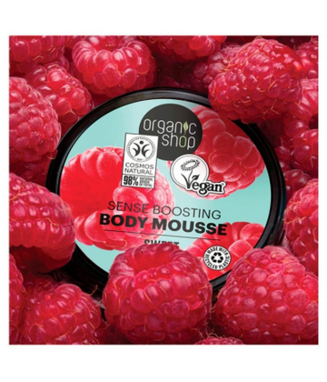Organic Shop Body Mousse Revitalisante Corps Framboise 250 ml