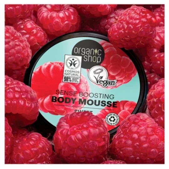 Organic Shop Body Mousse Revitalisante Corps Framboise 250 ml - image 4