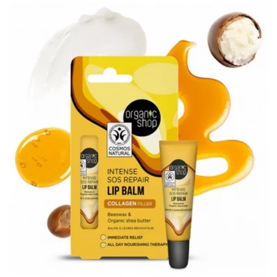 Organic Shop Intense SOS Repair Baume à Lèvres Réparateur 10 ml - image 2