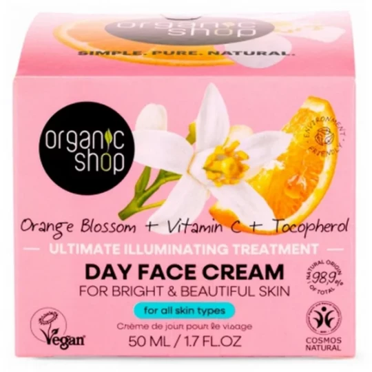 Organic Shop Crème de Jour Éclat Fleur d'Oranger 50 ml - image 3