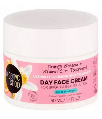 Organic Shop Crème de Jour Éclat Fleur d'Oranger 50 ml