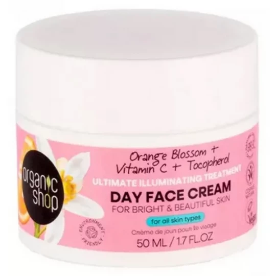 Organic Shop Crème de Jour Éclat Fleur d'Oranger 50 ml