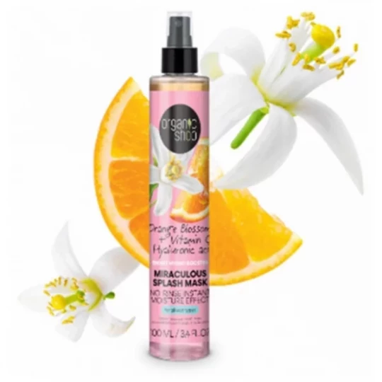 Organic Shop Splash Masque Soin Rafraichissant Fleur d'Oranger 100 ml - image 3
