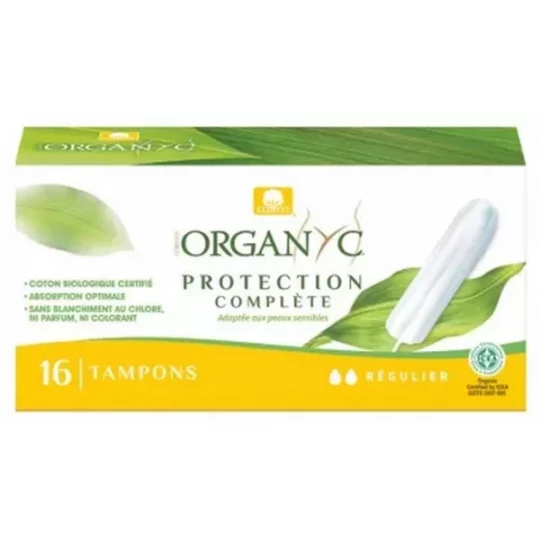 Organyc Protection Complete Tampons Régulier x 16