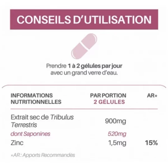 Orthonat Tribulus Terrestris Max Fertilité For Men Gélules x 60 - image 5